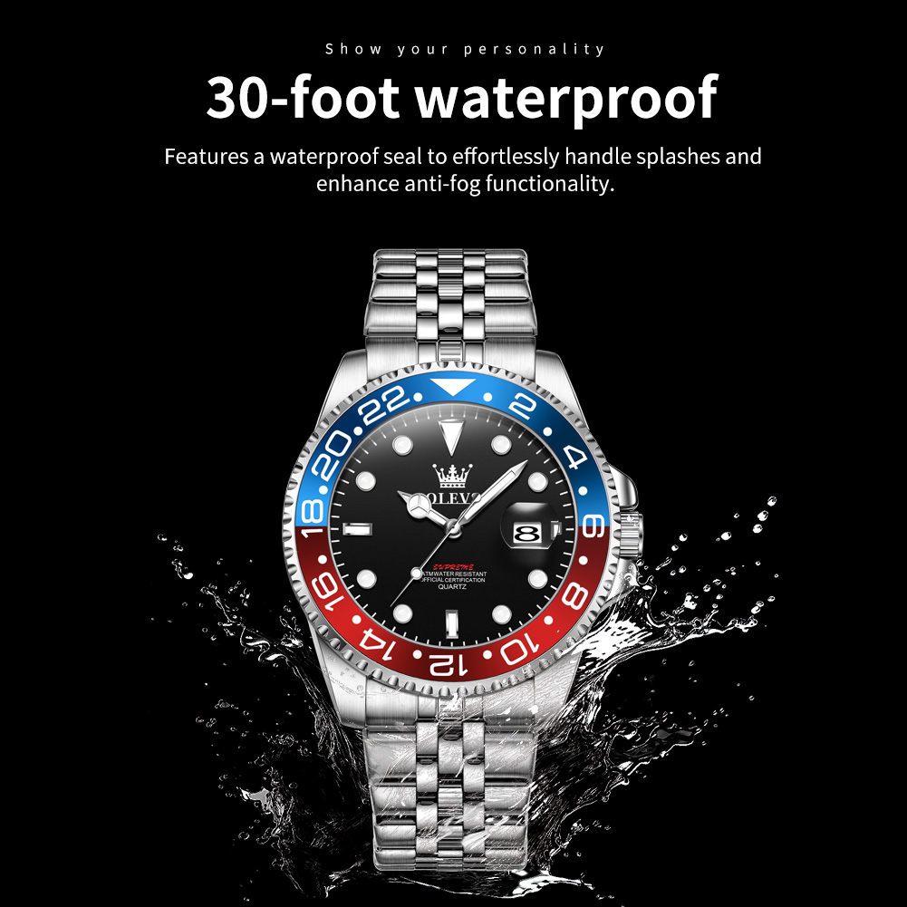 Olevs 5657 relógio masculino c - Rolex Watch Submariner avaliação e preço