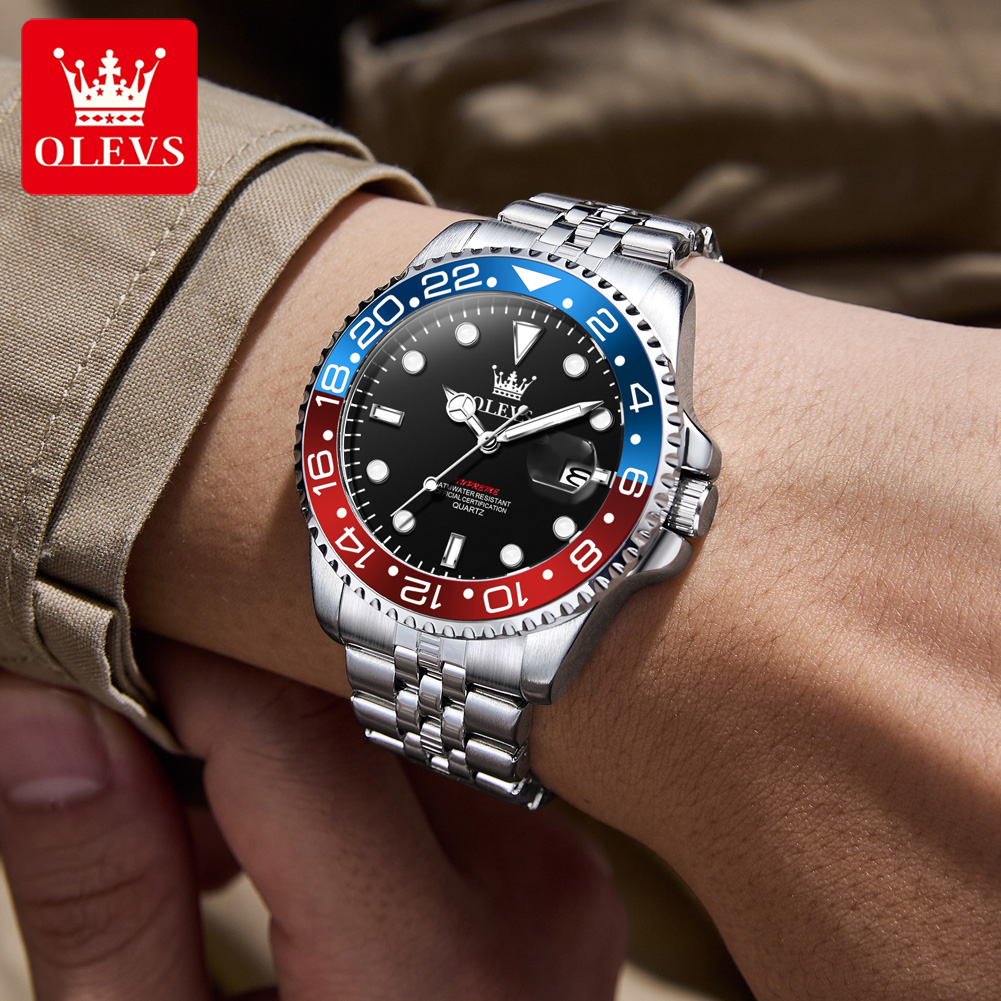 Olevs 5657 relógio masculino c - Rolex Watch Submariner avaliação e preço