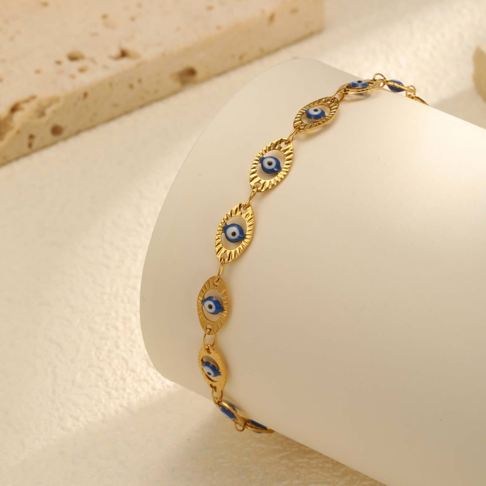 Tornozeleira Olho Grego para M - Jc Jewelry & Watches Reviews avaliação e preço