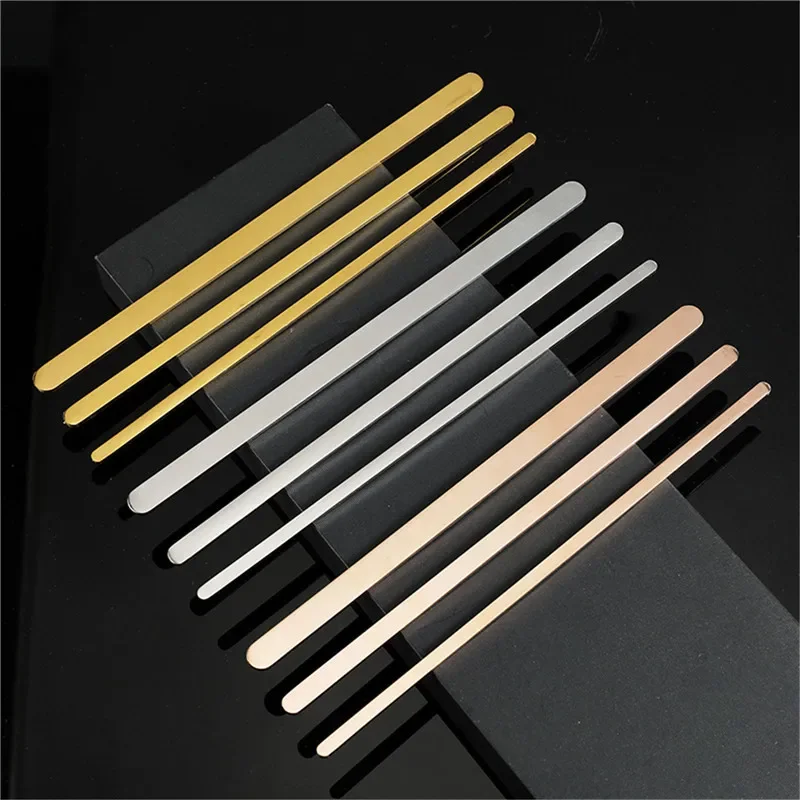 Aço inoxidável manguito reto p - Cuff Bangle Bracelet avaliação e preço