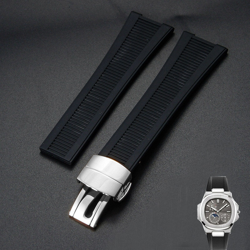 Pulseira de relógio de silicon - Patek Philippe Watch Nautilus avaliação e preço