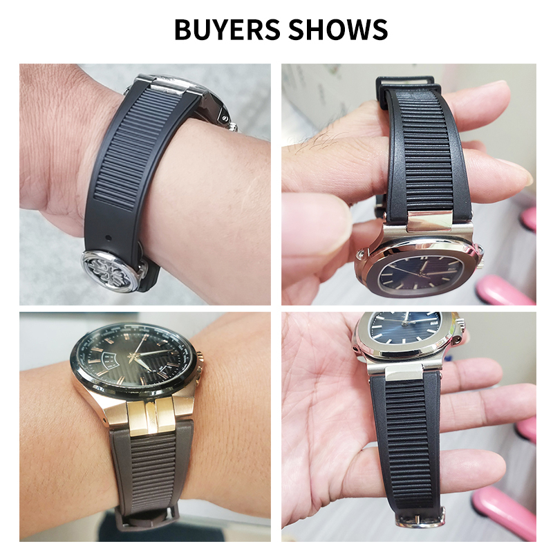 Pulseira de silicone não tóxic - Patek Philippe Watch Nautilus avaliação e preço